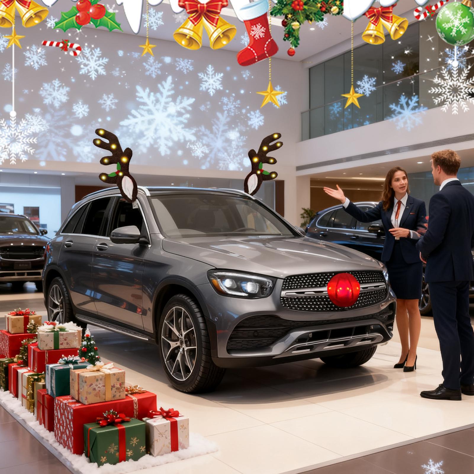 Christmas Car Decor Light Up R - Up Lighting Decor ulasan dan harga