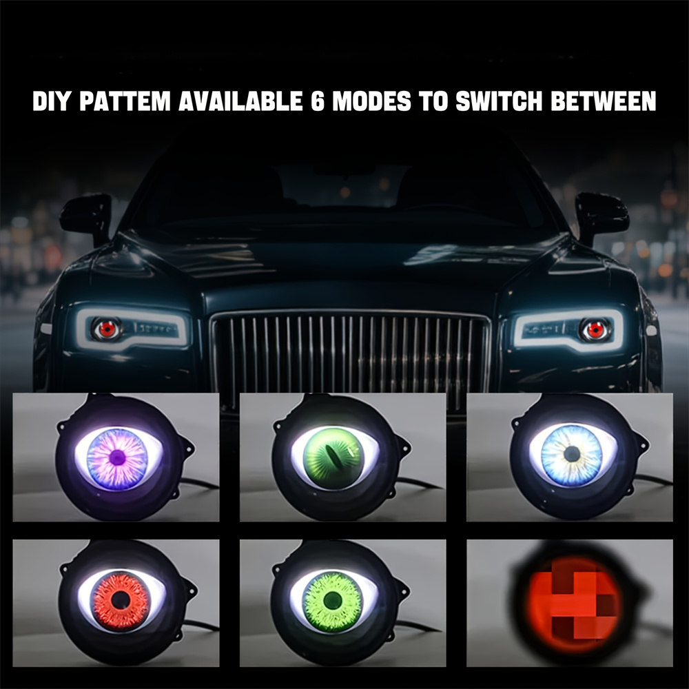  6-Mode Led Dynamic Devil Eye - Lighting Decoration Ideas ulasan dan harga