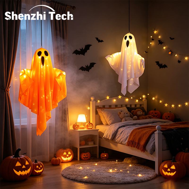 Halloween Hanging Light Up Gho - Lighting Decor Bedroom ulasan dan harga