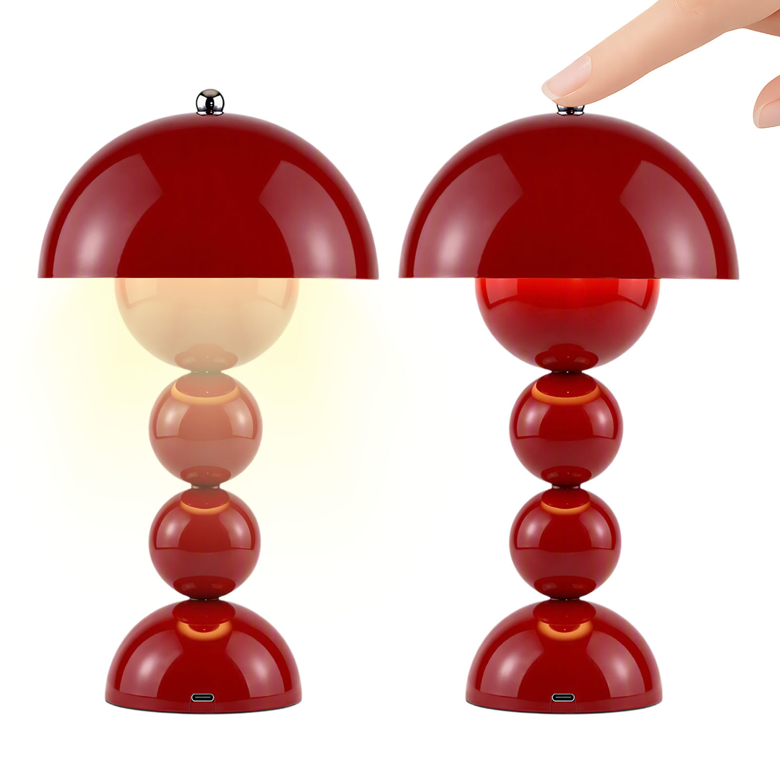 USB Mushroom Bud LED Table Lam - Lighting Decor Bedroom ulasan dan harga