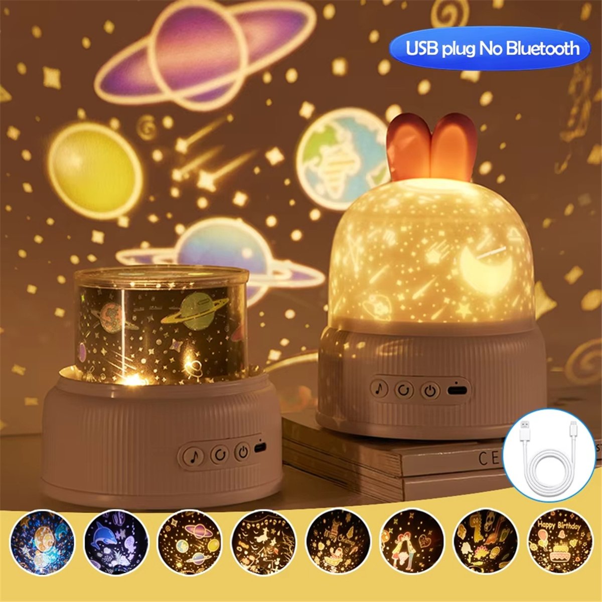 HOT! Cute Projector Night Ligh - Decor Lighting Lamps ulasan dan harga